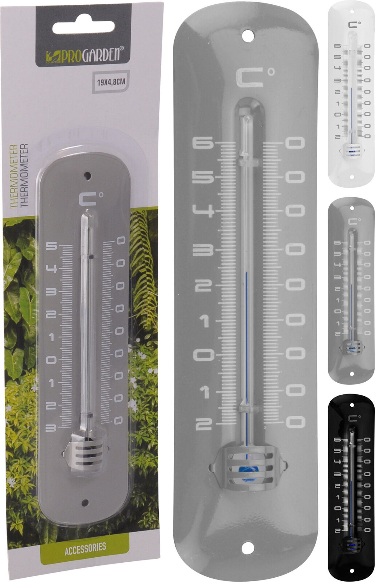THERMOMETER METAAL 19CM - 8719987364327 - 514363